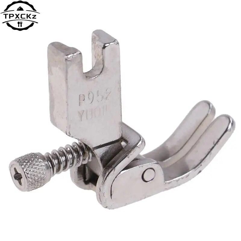 1PCS P952 Adjustable For Flat Wagon Steel Closing Wrinkled Folds Foot Industrial Sewing Machine Presser Foot/Feet With Screw
