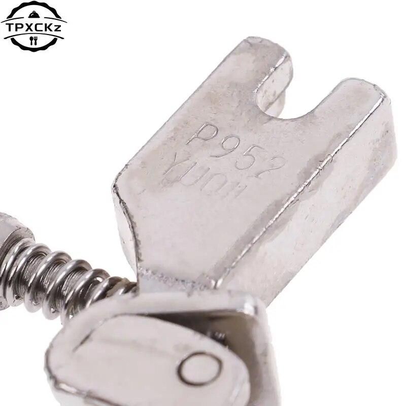 1PCS P952 Adjustable For Flat Wagon Steel Closing Wrinkled Folds Foot Industrial Sewing Machine Presser Foot/Feet With Screw