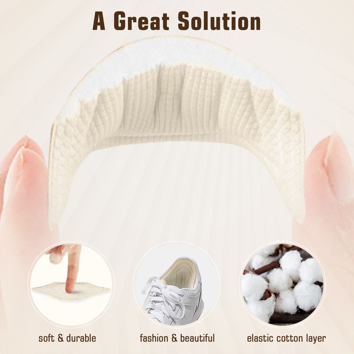 Anti Slip Shoe Pads Heel Insoles Protectors Cushions Inserts