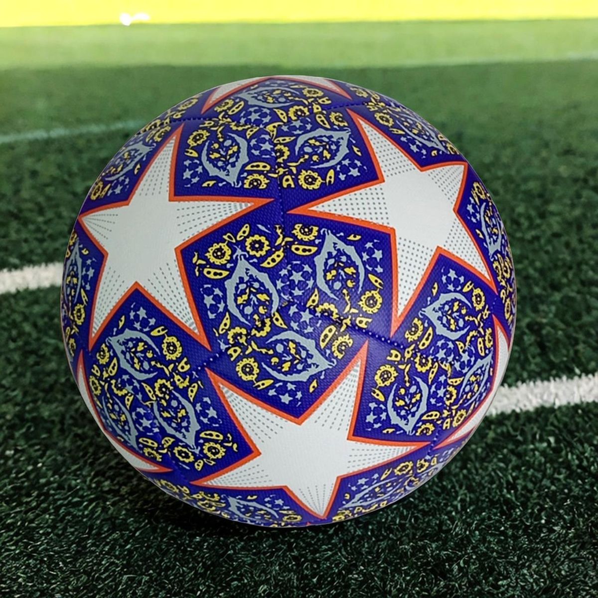 Soccer Ball Size 5 Soccer Training Equipment Football Blue