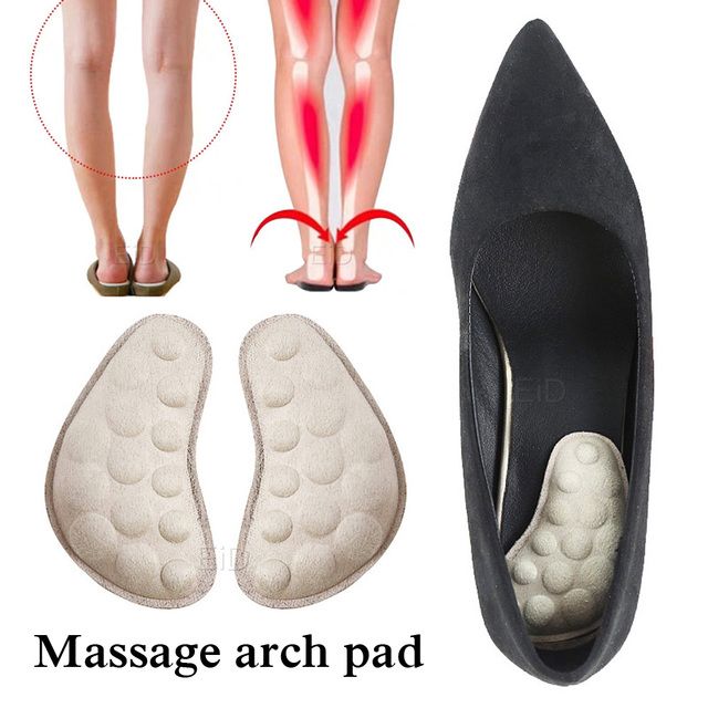 EiD PVC Orthopedic Insoles Orthotics Flat Foot Health Sole Pad For Shoes Insert Arch Support Pad For Plantar Fasciitis Feet Care Massage XO Pads