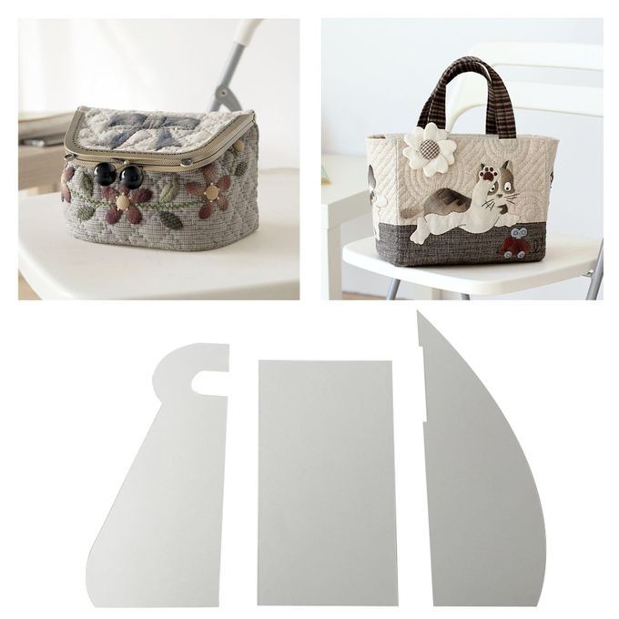 1 Set Casserole Storage Bag Patchwork Template Pot Bowl Carry Bag DIY