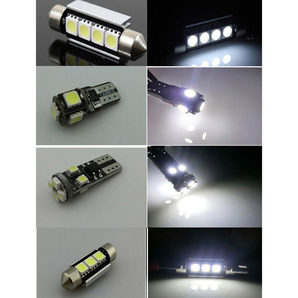 27Pcs White In-Car Led Light Kit For Mercedes-Benz E-Class