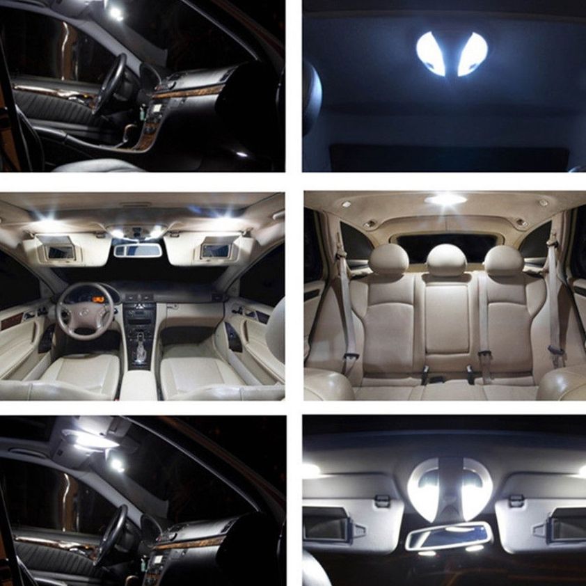 27Pcs White In-Car Led Light Kit For Mercedes-Benz E-Class