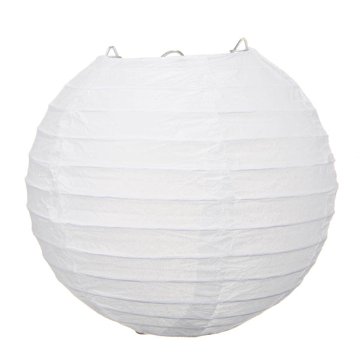 20 Packs Of White Paper Lanterns In A Circle With A Single Bag Containing 20 Sets Of Bags