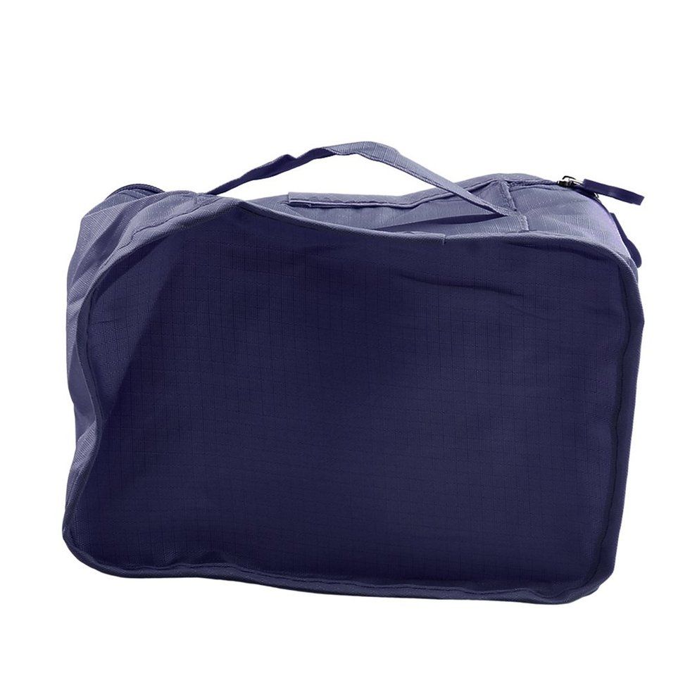 6 P S/Set Square Travel Luggage Storage Bags  Lothes Organizer Pou H  Ase-dark Blue