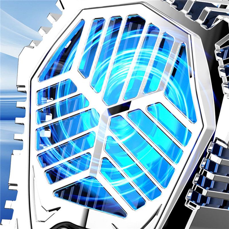 AL-07 Portable Mobile Phone Radiator Semiconductor Radiator Temperature Second Gear Adjustable Phone Cooler Black