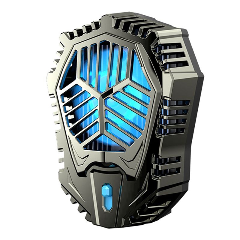 AL-07 Portable Mobile Phone Radiator Semiconductor Radiator Temperature Second Gear Adjustable Phone Cooler Black