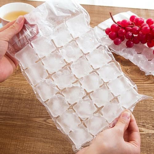 10-80Pcs Disposable Ice-making Bags Freezing Maker Ice Cube Bag Self-Seal Ice-making Summer DIY Drinking Ice Cube Tray Mold