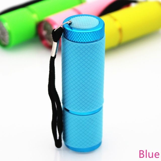 Mini UV Led Light For 9 LED Flashlight Portability Nail Dryer Machine Nail Art Tools