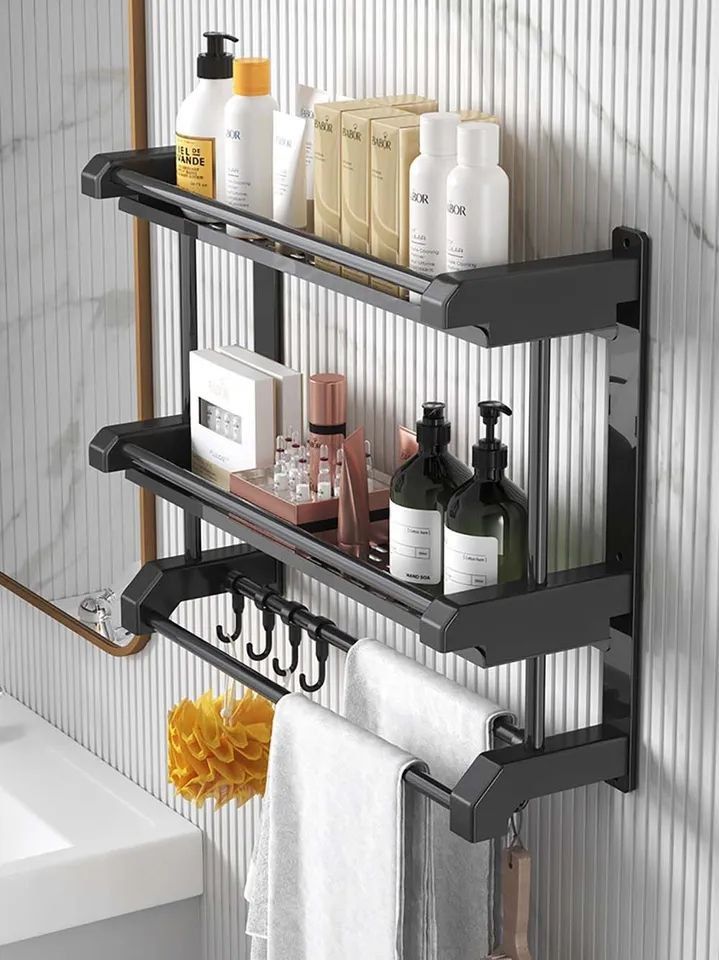 Wall Mounted Double Layer Towel Hanger