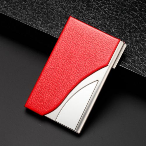 Ultra Slim Aluminum Pu Credit Card Holder Wallet