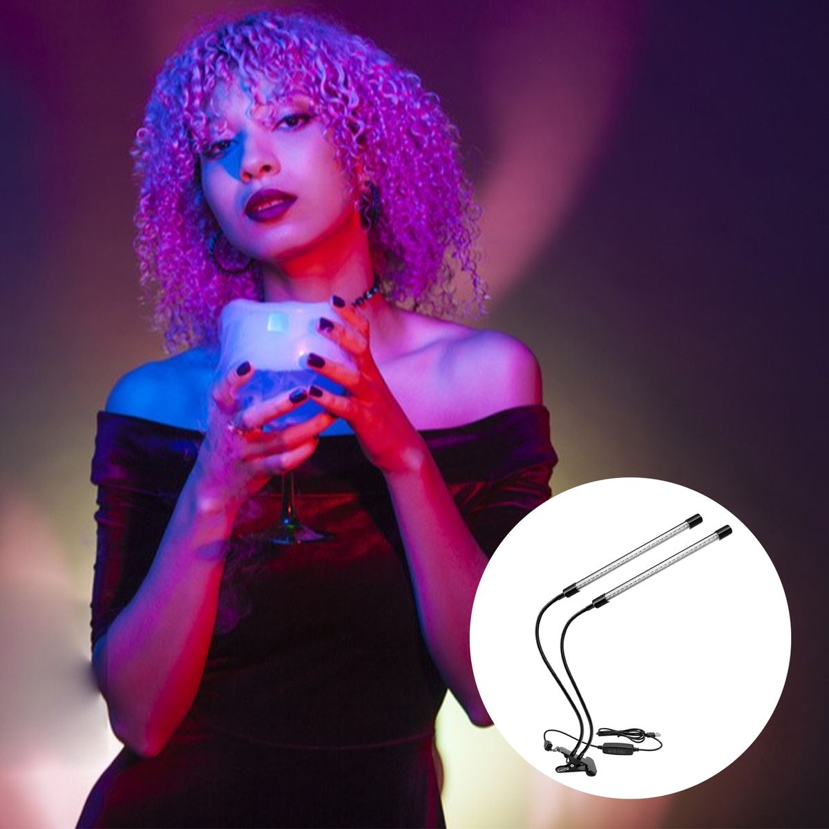 LED UV Lamp Manicure UV  Curing Lamp 20W UV Light With Clip