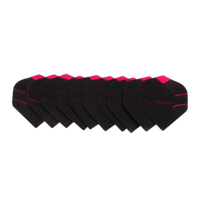 10Pcs Standard Shape Dart Flights Tail Accessory For Dart Games Pink