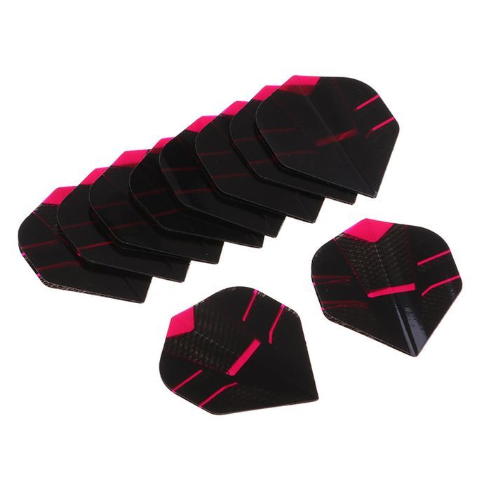10Pcs Standard Shape Dart Flights Tail Accessory For Dart Games Pink