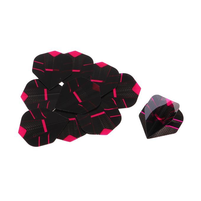 10Pcs Standard Shape Dart Flights Tail Accessory For Dart Games Pink