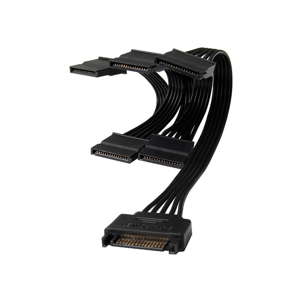 Computer SATA to 5 SATA Hard Disk Adapter Cable Splitter Cable 1 to 5 Hard Disk Power Supply Adapter Converter Cable