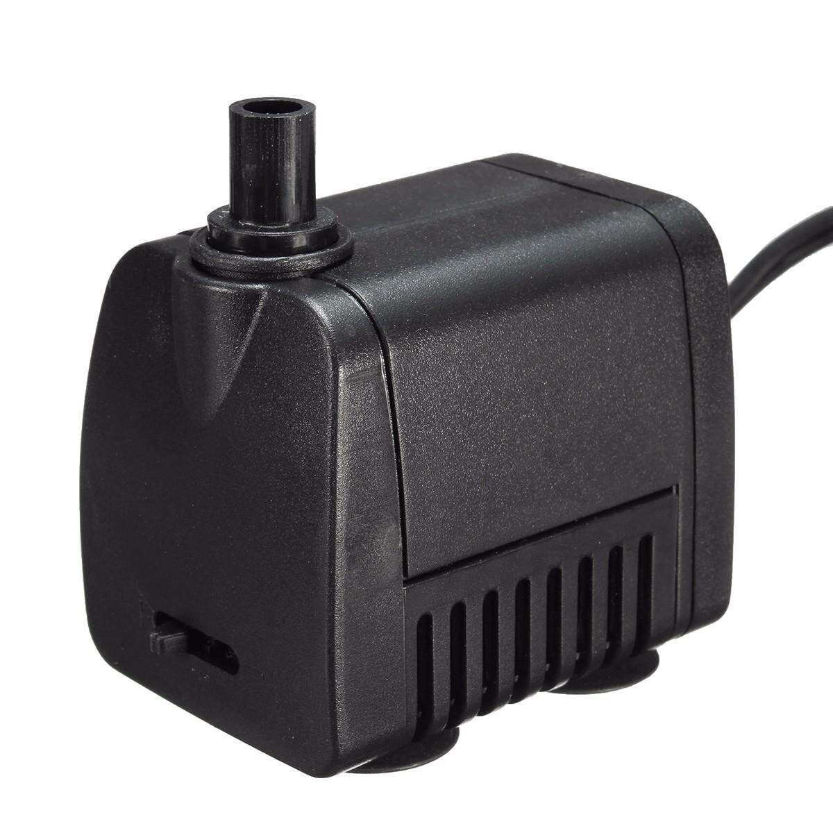 AC 110V-120V 7W 400L/H Small Submersible Water Pump Fountain Aquarium Pond +Plug