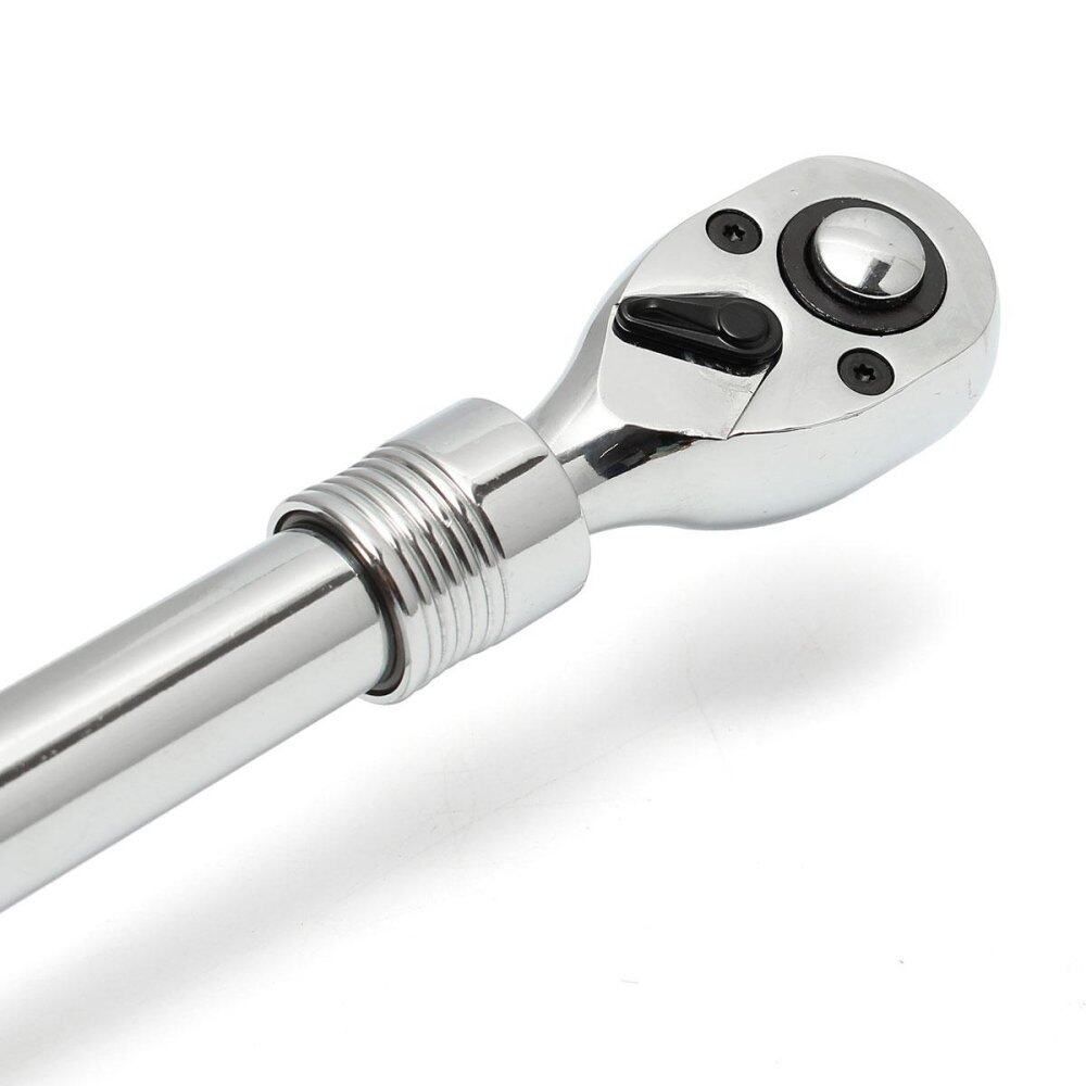 1/2" DRIVE EXTENDING TELESCOPIC RATCHET HANDLE SOCKET WRENCH MECHANICS GARAGE