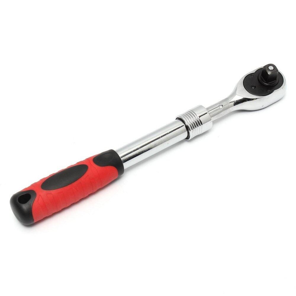 1/2" DRIVE EXTENDING TELESCOPIC RATCHET HANDLE SOCKET WRENCH MECHANICS GARAGE