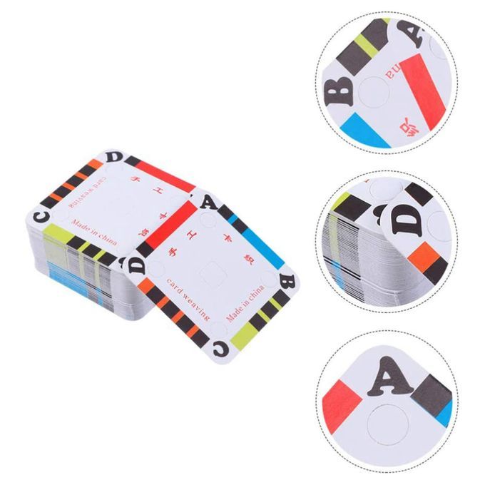 100 Piece Handy Weaving Cards For Loom Or Inkle Loom DIY Gifts For