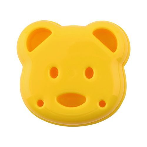 Ute Sandwi H Mold  Utter Bear Shape  Ake Bread Toast Mould Maker-yellow