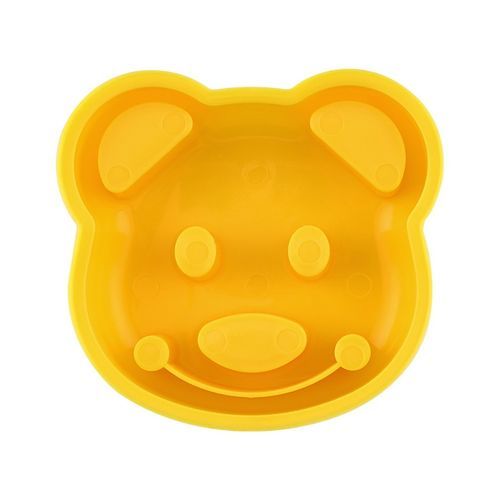Ute Sandwi H Mold  Utter Bear Shape  Ake Bread Toast Mould Maker-yellow