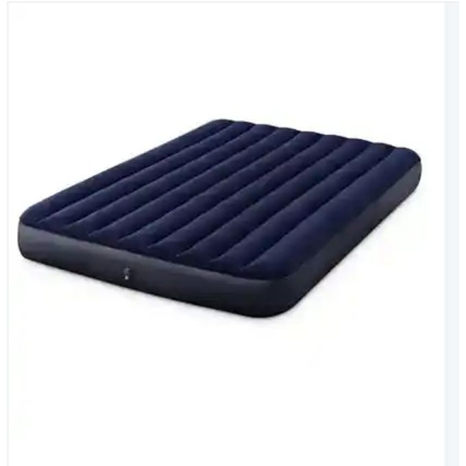 Inflatable Bed With 2Pillows And Pump(1.52m X 2.03m X 25cm)