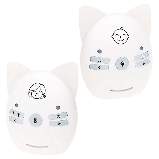 Wireless Baby Monitor Baby Portable Crystal Clear Cry White UK Plug