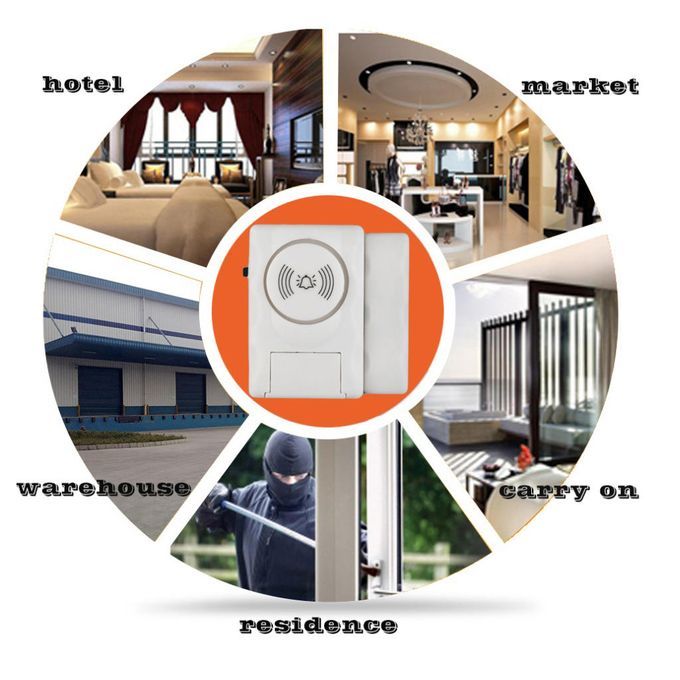 Wireless Home Door Entry Burglar  Alarm System Magnetic Sensor