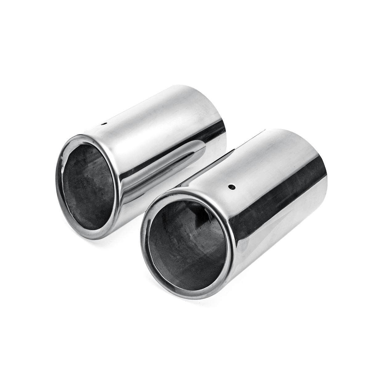 1 Pair Stainless Steel Exhaust Pipe Muffler Tail Tip Pipe For XE R Sport