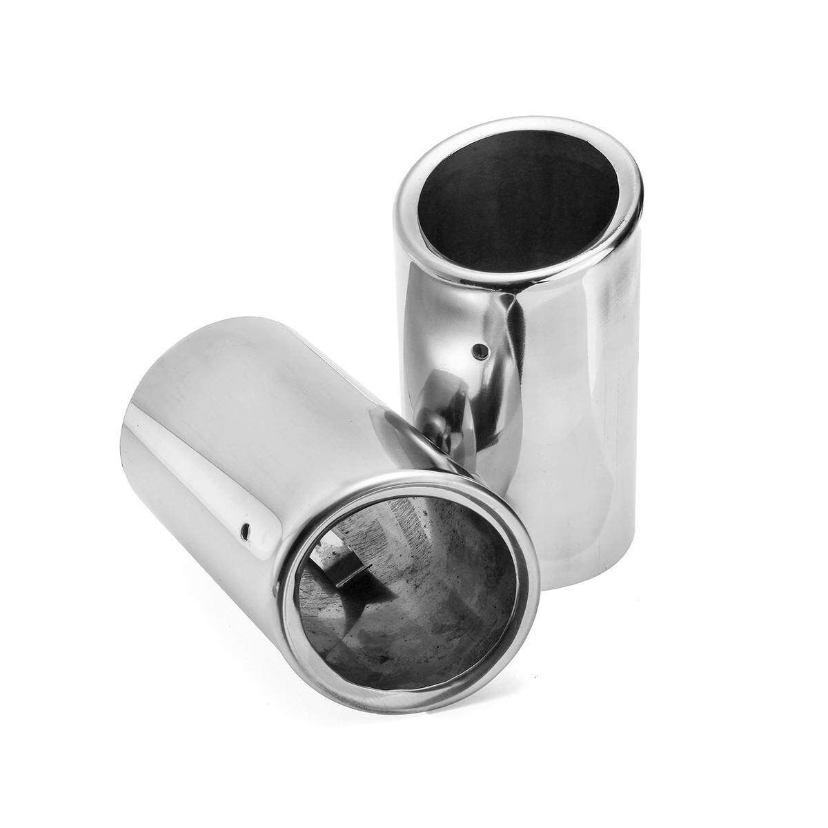 1 Pair Stainless Steel Exhaust Pipe Muffler Tail Tip Pipe For XE R Sport