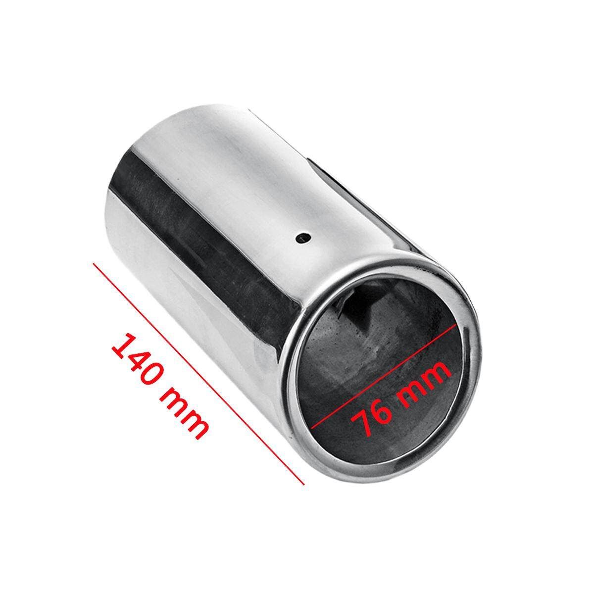 1 Pair Stainless Steel Exhaust Pipe Muffler Tail Tip Pipe For XE R Sport