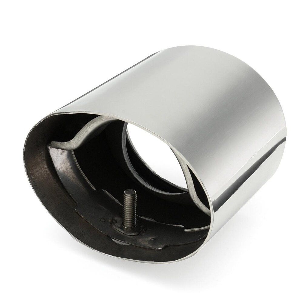 Chrome Stainless Steel Exhaust Muffler Tip Tail Pipe For 2008-2012 Honda Accord