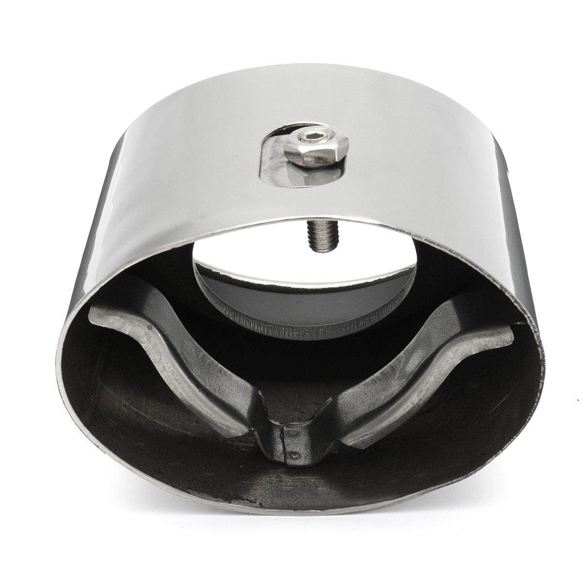 Chrome Stainless Steel Exhaust Muffler Tip Tail Pipe For 2008-2012 Honda Accord
