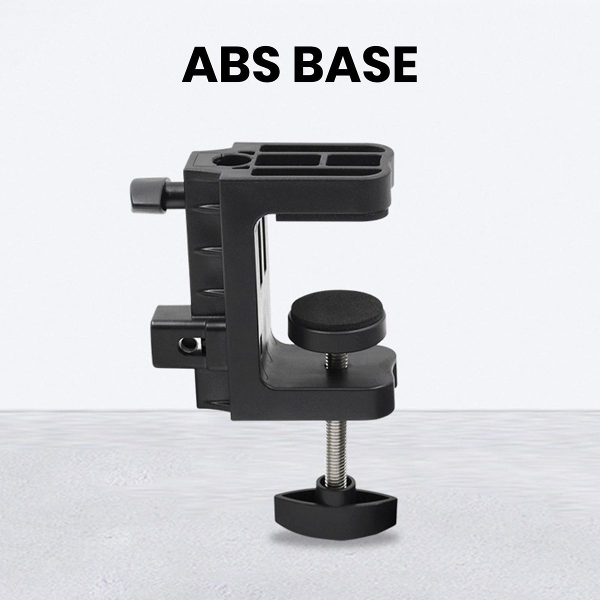 Clamp Holder 360-degree Rotating C-clamp Desktop Mount Compact Black