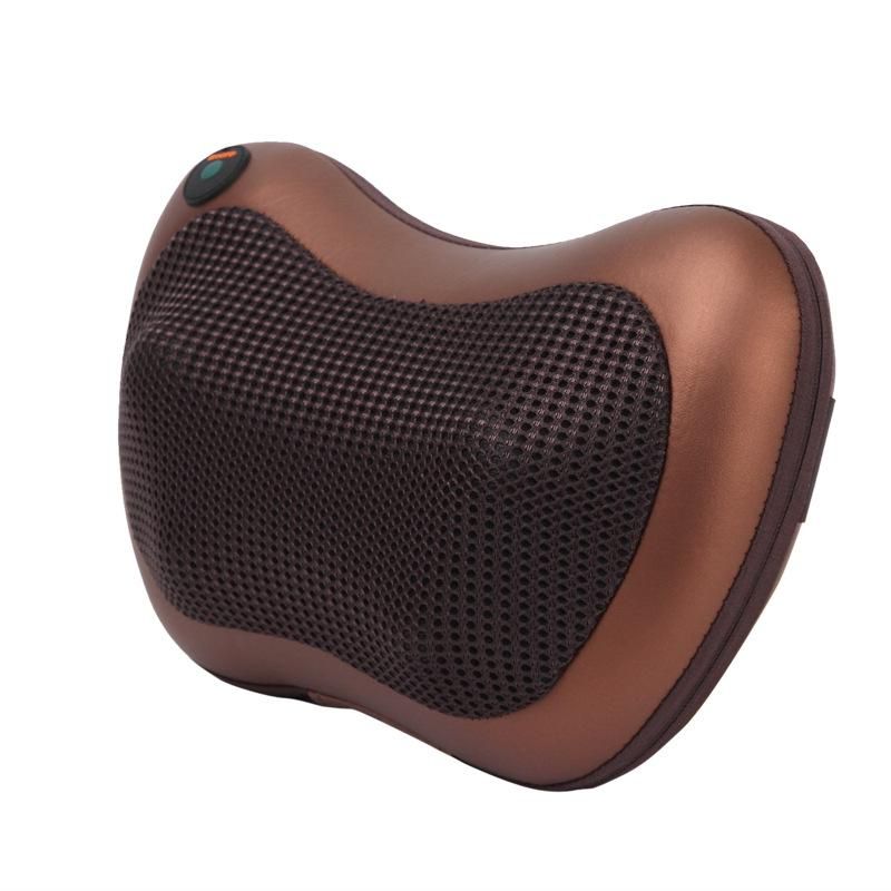 Massage Pillow Cervical Spine Leg Waist Gift Electric Massager Instrument Car Home Massage Pillow Manufactor Wholesale 8 head single button forward and reverse