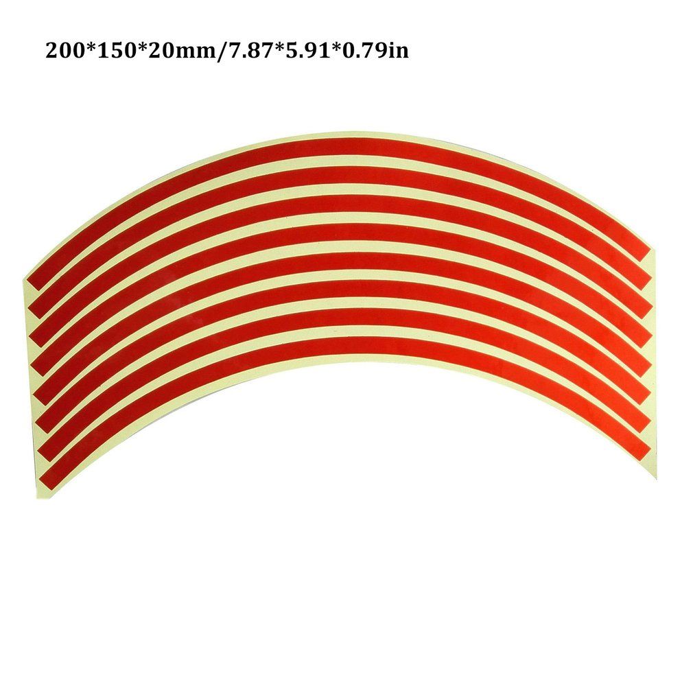 OR Car Wheel Sticker Wheel Rim Ring Stickers Modified Wheel Reflective Stickers