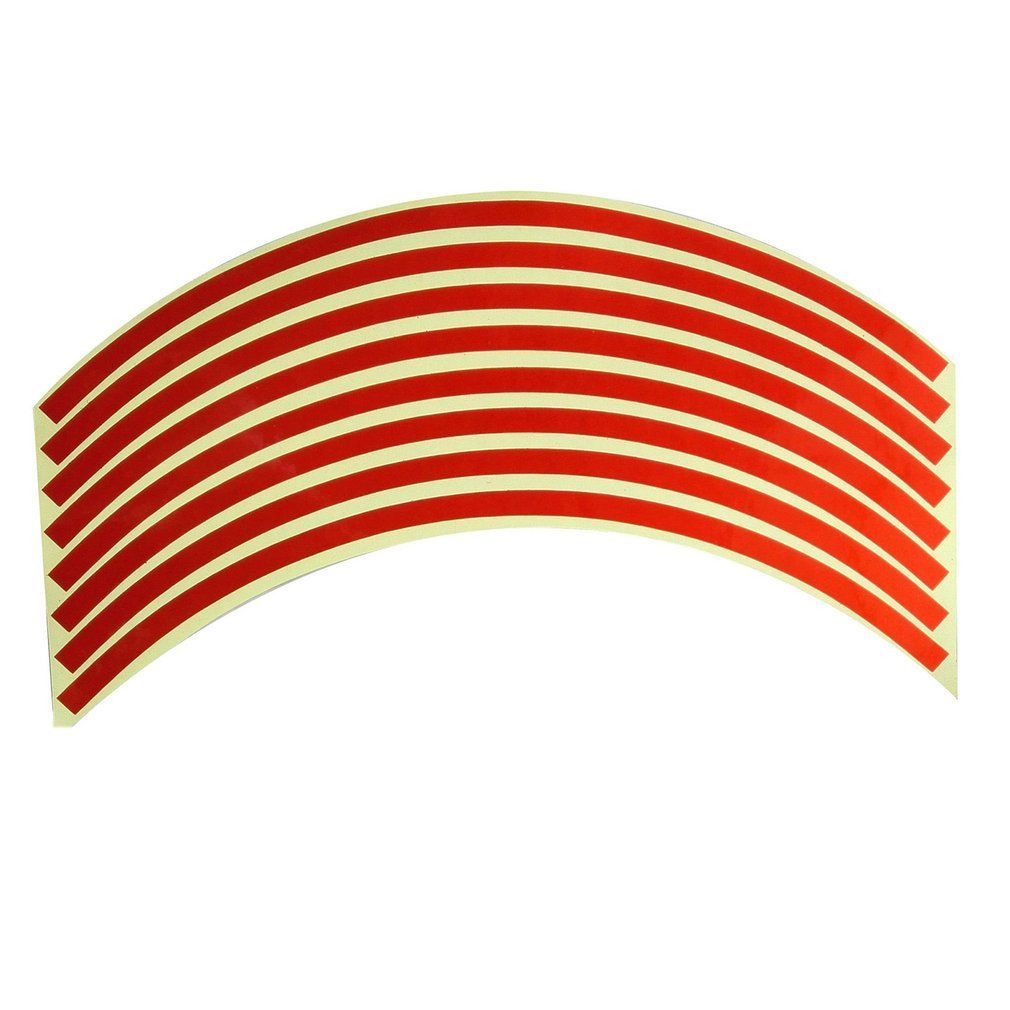 OR Car Wheel Sticker Wheel Rim Ring Stickers Modified Wheel Reflective Stickers