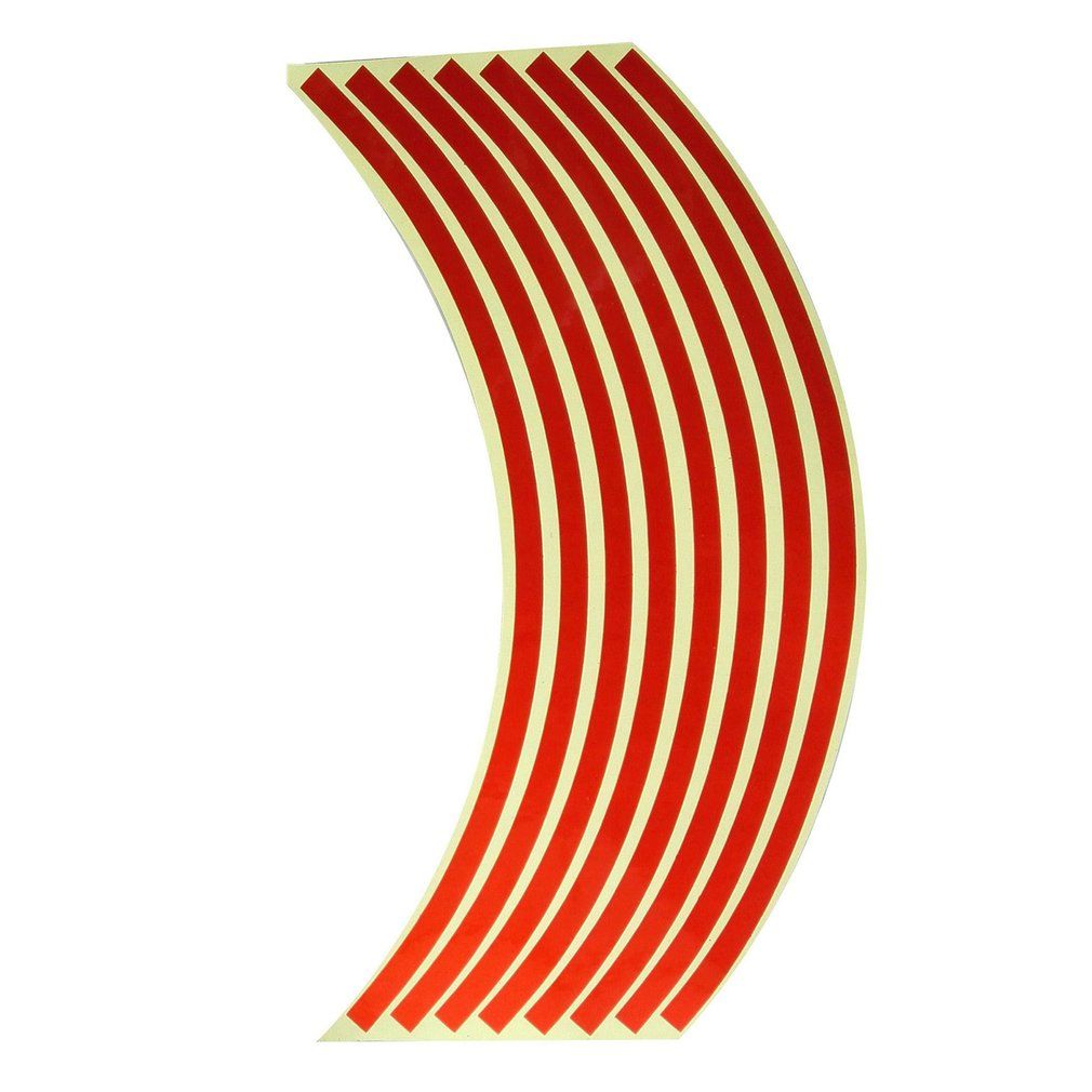 OR Car Wheel Sticker Wheel Rim Ring Stickers Modified Wheel Reflective Stickers