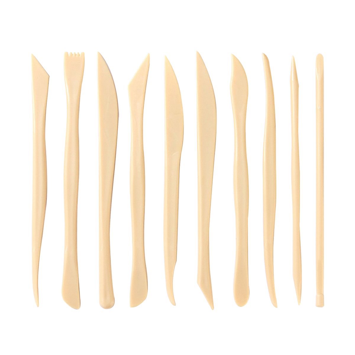 10 Pieces Clay Sculpting Tools Plastic Pottery Tool Set