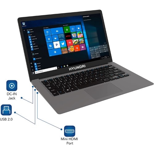 14" Inch Laptop - High Performance Business And Student Laptop - 4GB RAM - 128GB SSD