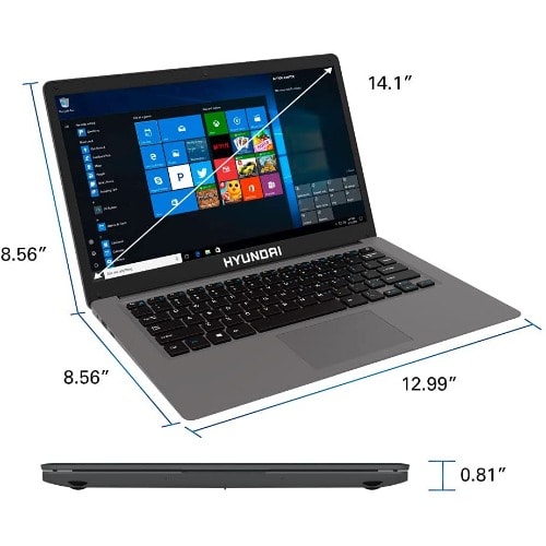 14" Inch Laptop - High Performance Business And Student Laptop - 4GB RAM - 128GB SSD