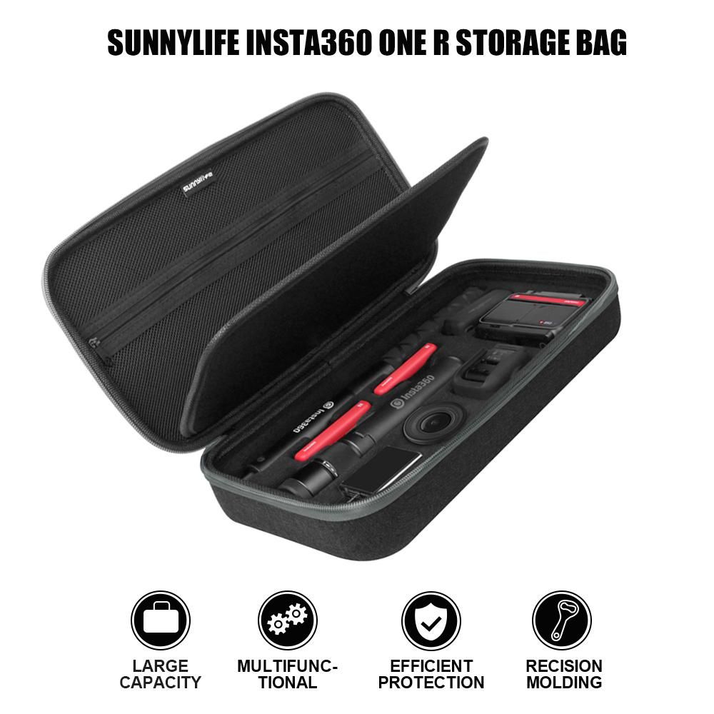 For Insta360 ONE R Multifunctional Storage Bag Carrying Case