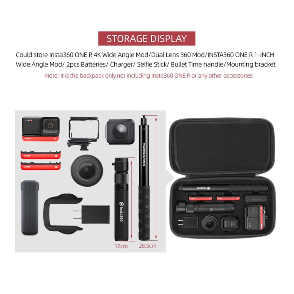 For Insta360 ONE R Multifunctional Storage Bag Carrying Case