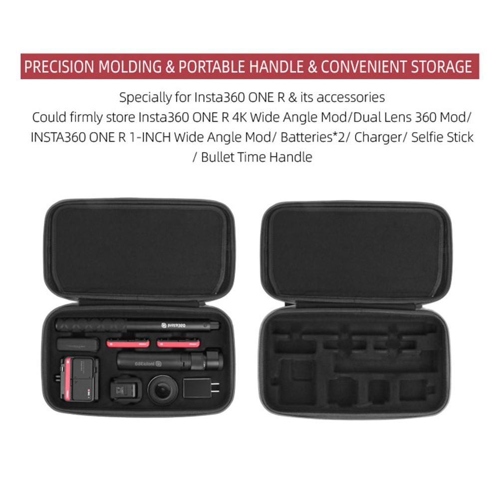 For Insta360 ONE R Multifunctional Storage Bag Carrying Case