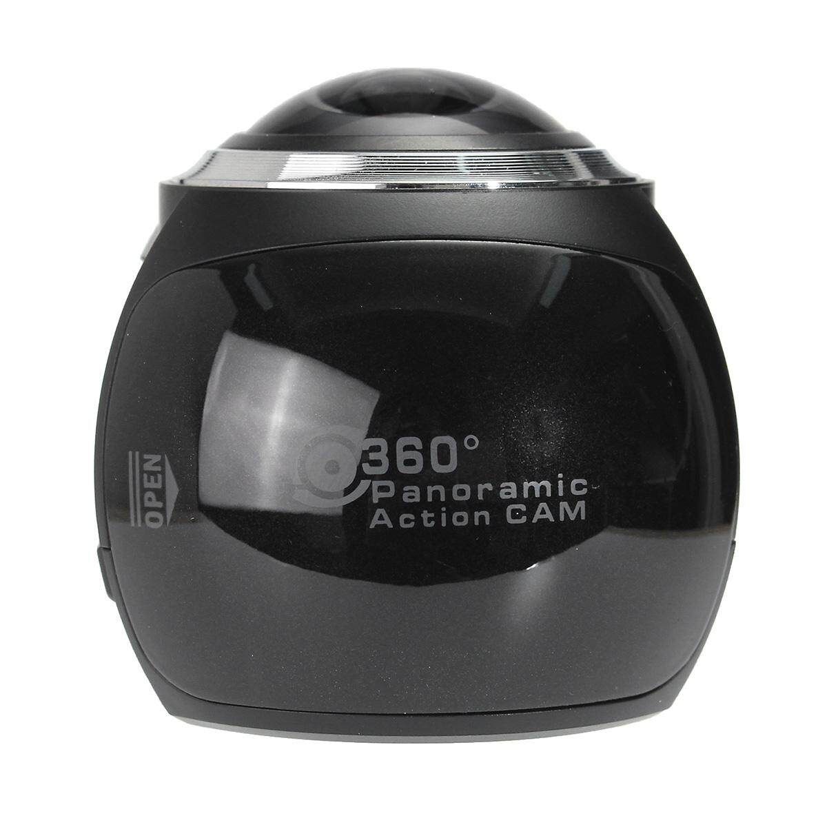 Waterproof 360° Panoramic WiFi 4K Ultra HD VR Action Camera Sport DV Camcorder Black Black