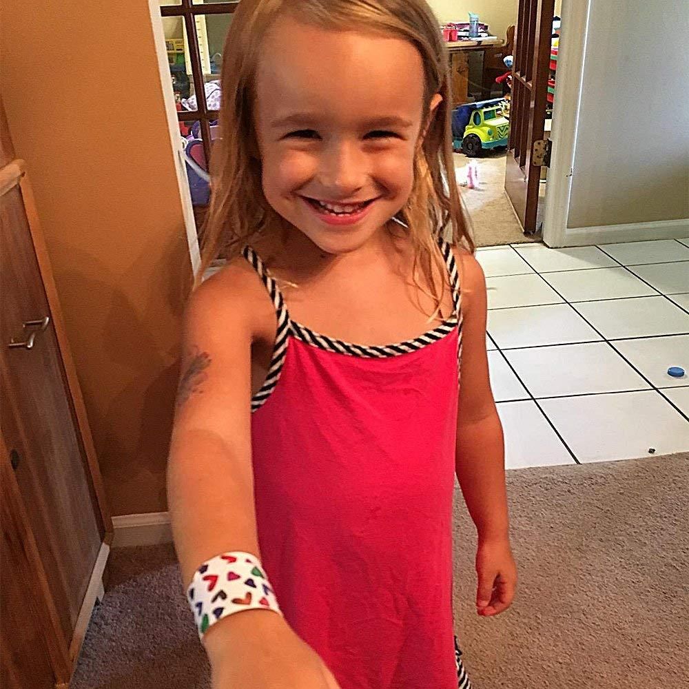 Animal/Heart Print Slap Bracelets 9 inch Colors (Pack of 25)