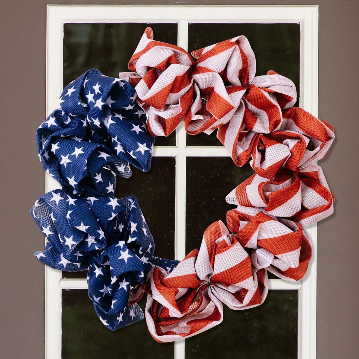 Door Hanging Garland Memorial Day Garland Pendant Blue and Red