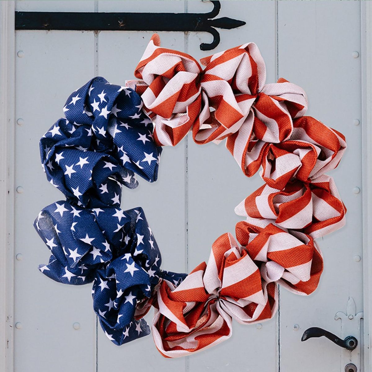 Door Hanging Garland Memorial Day Garland Pendant Blue and Red